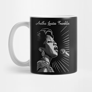 ARETHA LOUISE FRANKLIN MERCH VTG Mug